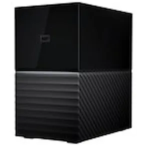 WD My Book Duo WDBFBE0160JBK - Hårddiskarray - 16 TB - 2 fack