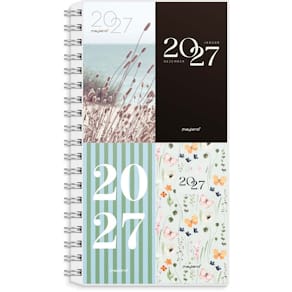 Ugekalender Mayland 2027, 101x170 mm, flerfarvet, FSC