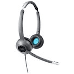Cisco 522 Wired Dual - Headset - på örat - kabelansluten - 3,5