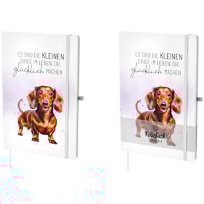 Notizbuch FÜR DICH Lucky Friends Dackel