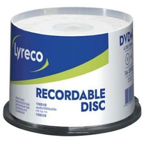 DVD+R LYRECO 4,7GB 50/fp