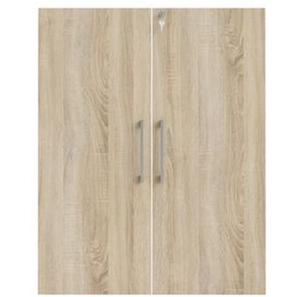 Skapdører PRIMA m/lås eik (2)