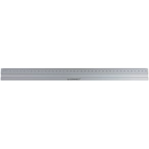 Lineal Q-CONNECT, Aluminium, 40 cm, silber