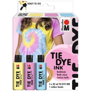 Batikset Marabu Tie Dye Ink, Pastell, 3-tlg.