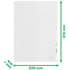 Sichthülle Leitz Recycle, A4, transparent, 25 Stück