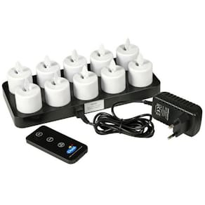 Led Lys DUNI movingflame oppladbare (10)