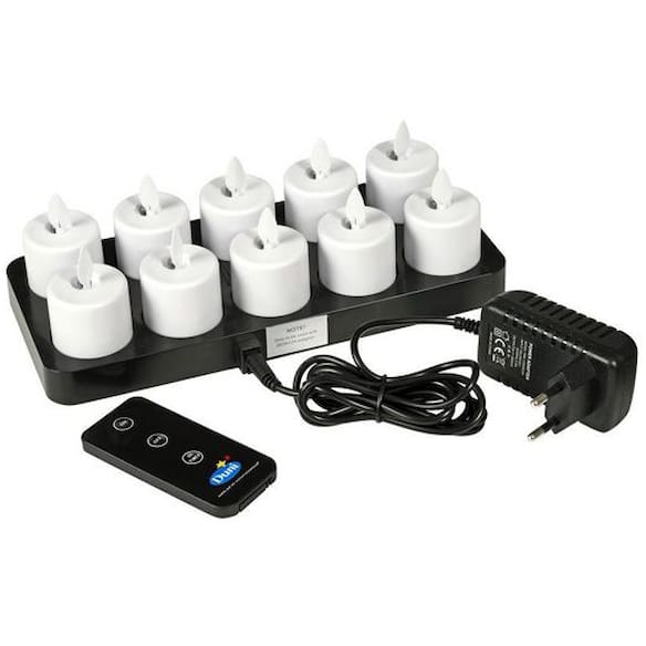 Led Lys DUNI movingflame oppladbare (10)
