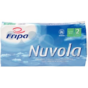 Toilettenpapier FRIPA Nuvola, 2-lagig, 8 x 250 Blatt, weiß