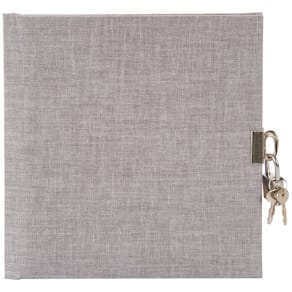 Tagebuch GOLDBUCH Summertime, grau, 96 Seiten, Leineneinband, mit