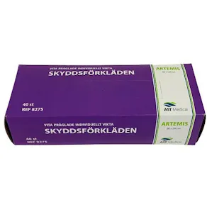 Förkläde 80x160cm box vit 40/fp