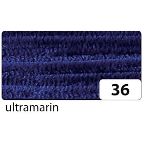 Chenilledraht Folia, 8 mm, 50 cm, 10 St., ultramarin