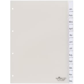 Register Durable Kunststoff, A4, transparent