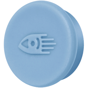 Magnet 20 mm soft green 10-pack