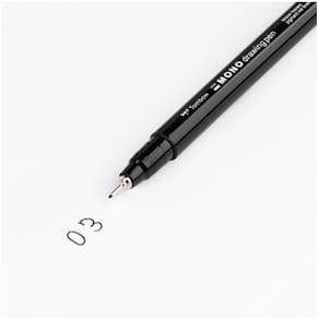 Fineliner Tombow MONO drawing 03 4st