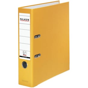 Ordner Falken S80, 8 cm, gelb