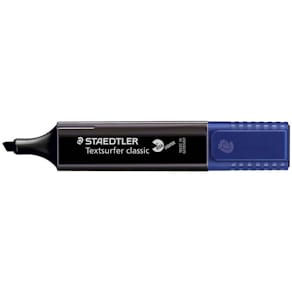 Tekstmarker STAEDTLER Textsurfer, sort, 1–5 mm skrå, 10 stk