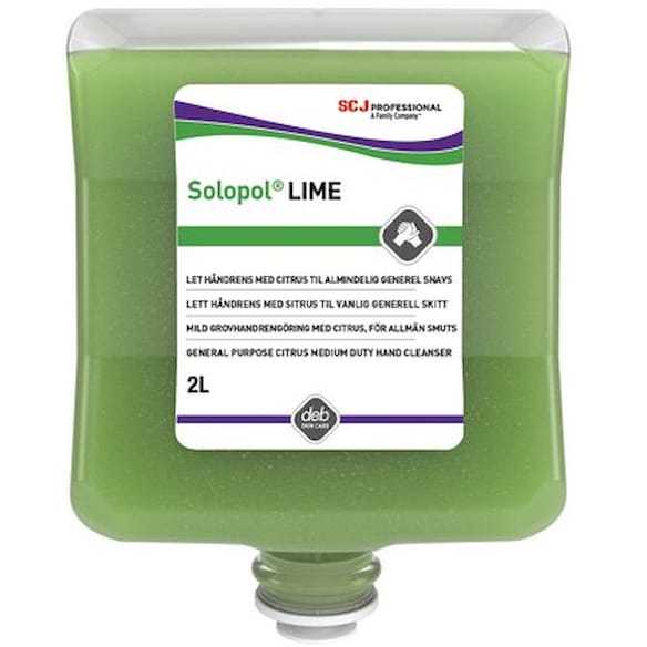 Håndrens SCJP Solopol Lime 2L 4st
