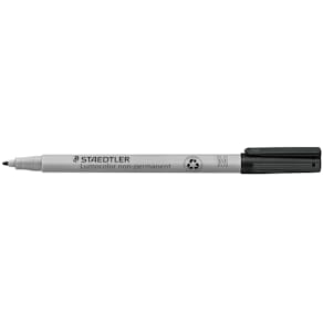 OH-Penna Staedtler Lumocolor Svart, medium, vattenslöslig, 10st