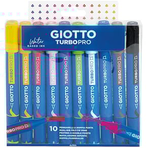 Farbkasten Giotto Turbo Pro, 10 St., Primärfarben