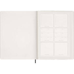 Essential Planner Weekly Vertical XXL Svart 2027