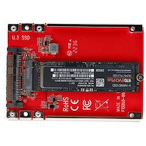 StarTech.com M.2 to U.3 Adapter, For M.2 NVMe SSDs, PCIe M.2