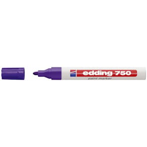 Lakmarker edding 750 Ecoline, violet, 2-4 mm rund, 10-pak