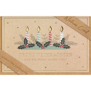 Weihnachtskarte BSB D.T., Weihnachten, 175 x 115 mm