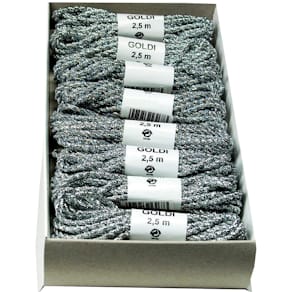 Kordel Goldina, 3 mm x 2,5 m, silber