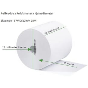 Termorull BPA-fri 57xØ30x12 55g 8m (20)
