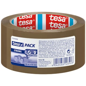 Packtejp TESA Strong Brun, PP/Akryl, 50mm x 66m, 6/fp