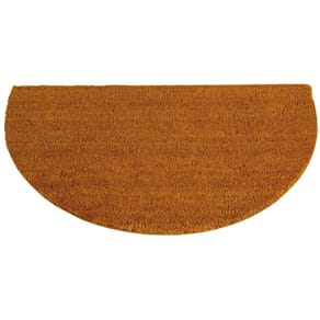 Dørmåtte CleanCarpet halvmåne indendørs natur, 50x80 cm, 15 mm