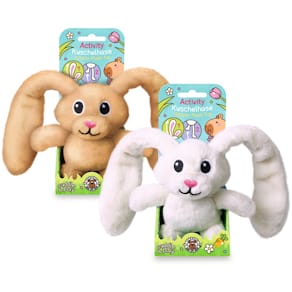 Plüschfigur Trendhaus Activity Hase, sortiert