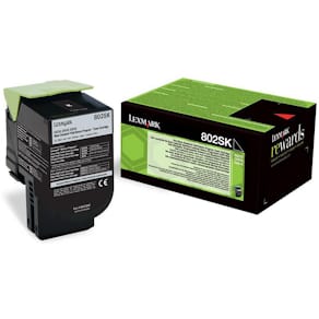Toner LEXMARK 80C2SK0 802SK 2,5K svart