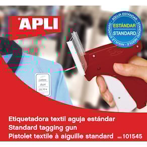 Textielpistool Apli, voor standaard en dikke stoffen