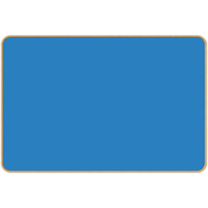Lintex FRAME Glastavla, 1500 × 1000 × 50 mm, Daring 370