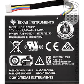 TI-Nspire CX Uppladdningsbart Batteri med Kabel
