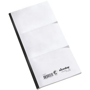 Flikblock 3-del 120x245mm 75blad
