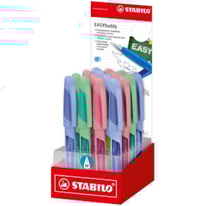Schulfüller-Display STABILO EASYbuddy Pastel M sortiert (16 St.)