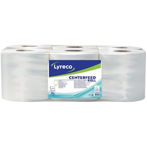 Torkrulle LYRECO Maxi 148,5m vit 6/fp
