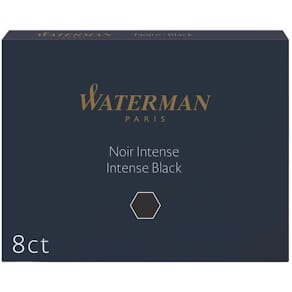 Tintenpatrone Waterman Standard Großraum, 8 St., schwarz