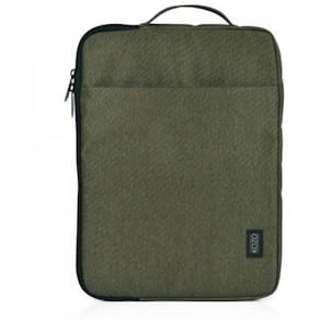 Laptop sleeve KOZO med håndtag, RPET, olivengrøn, 1 stk
