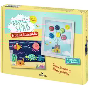 Bastelset MOSES. Kreative Steinbilder, ab 4 Jahren, Geschenkbox