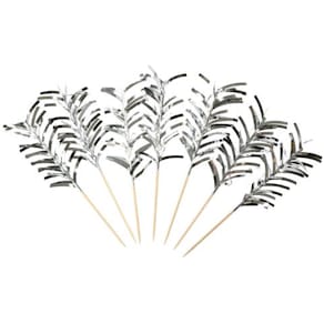 Dekor JOKER coctailsticks sølv (20)