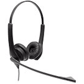 Jabra BIZ 1100 Duo - Headset - på örat - kabelansluten - 3,5 mm