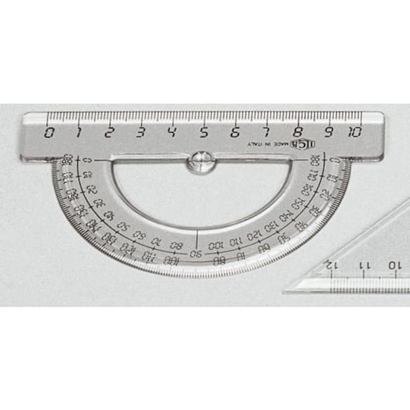 Gradskive plast 180 grader 10cm 20st