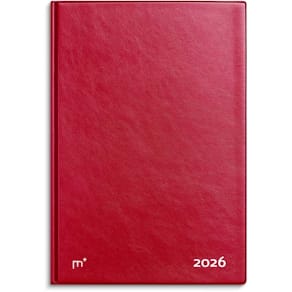 Ugekalender Mayland City Diplomat 2026, rød, 1 stk