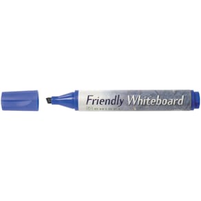 Whiteboardpenna FRIENDLY Blå, sned, 10st