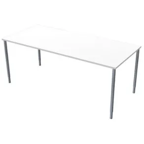 Bord frist 180x80cm vitlaminat/grå