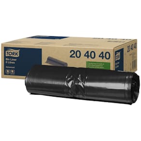 Papperskorgspåse TORK B3 5L svart 50/rl