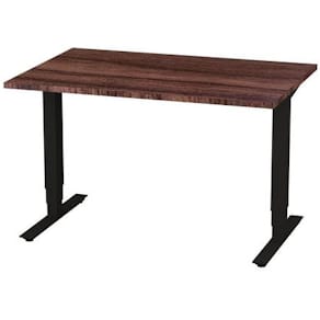 Bord höj/sänk Pro 1200x800 valnöt/svart